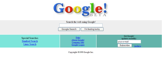 Google, circa 1998