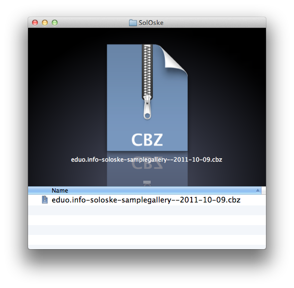 Final CBZ file…