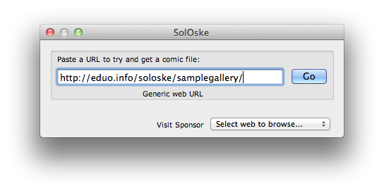 Paste your URL in the field…