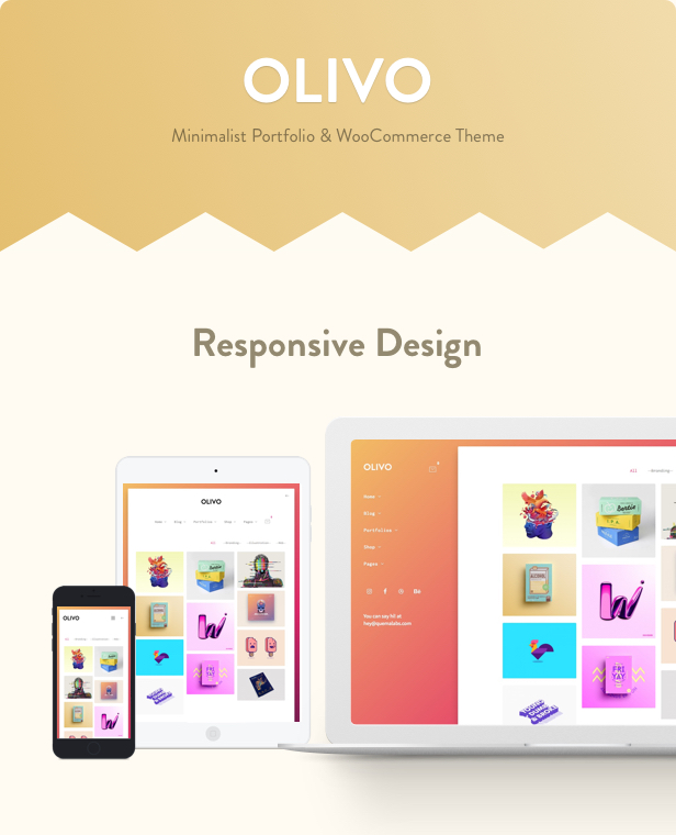 Olivo - Minimalist Portfolio & WooCommerce Theme - 1