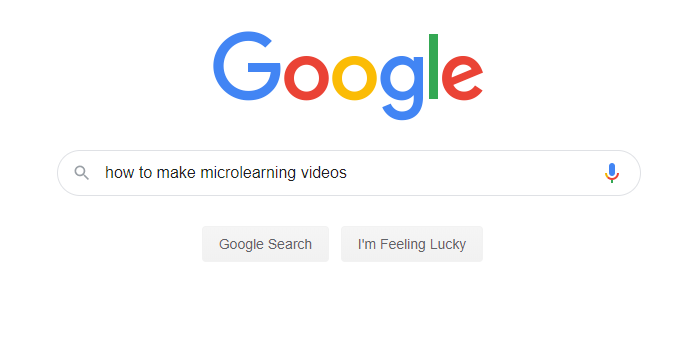 Searching how to make microlearning videos