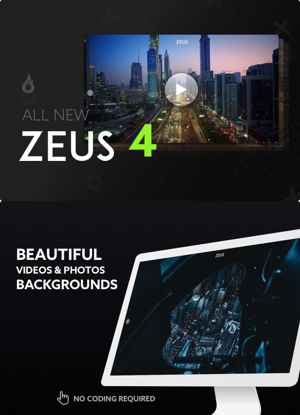 Zeus - Fondo de imagen y video en pantalla completa - 1