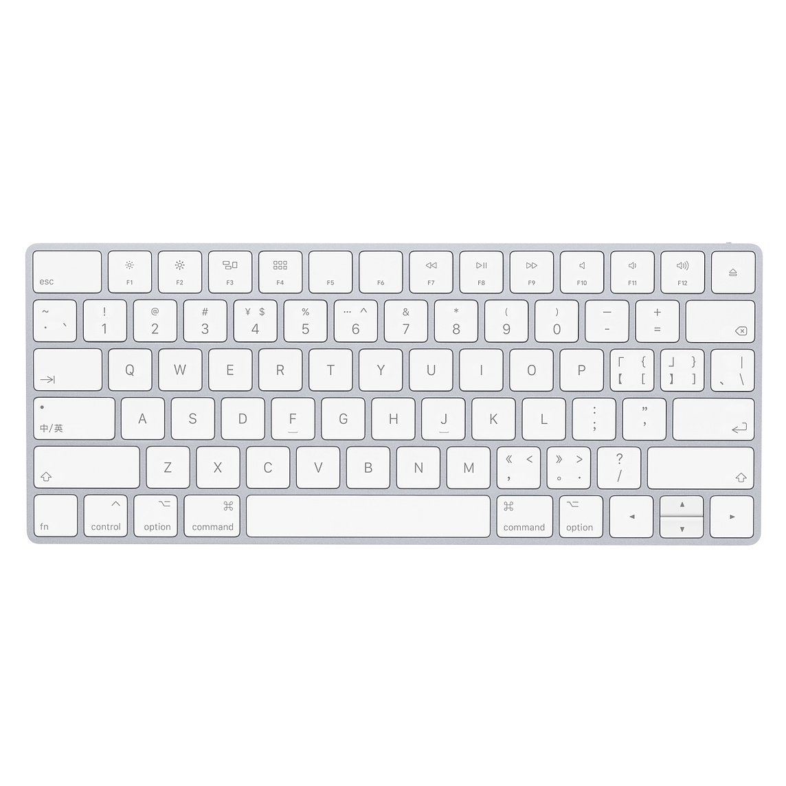 Mac 产品的新中文键盘布局（来源：Apple）
